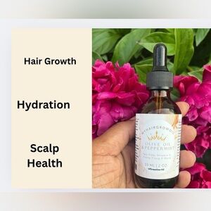 Hair Growth Olive Oil & Peppermint Serum